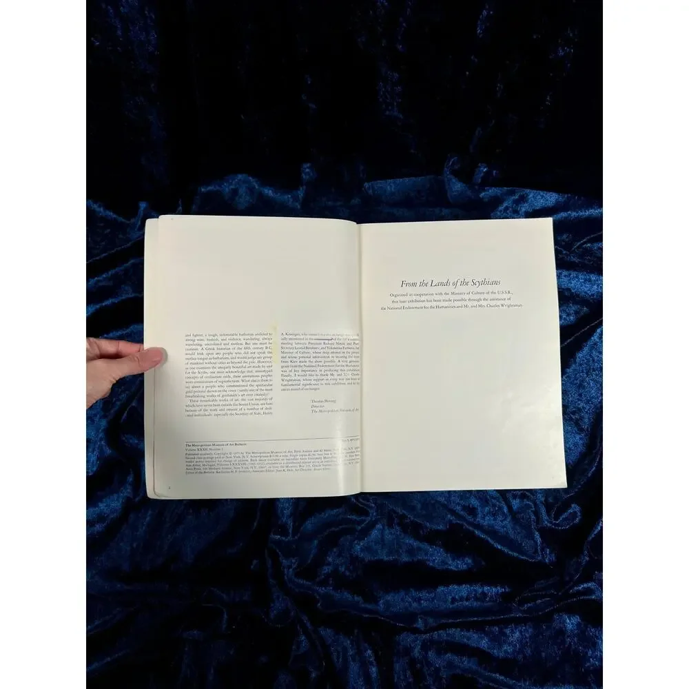 Vintage From the Lands of the Scythians - 1975 Metropolitan Museum Art Book